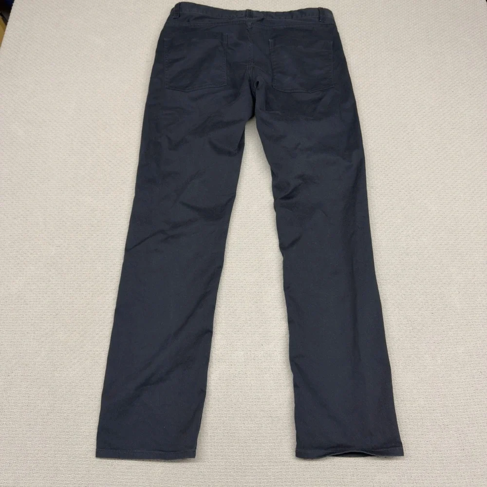 Theory Pants Mens 33x30 Cotton Blend Slim Fit Chino Preppy Office Casual